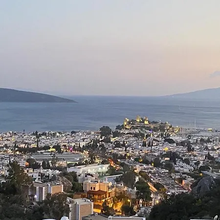 Apartament Burcu Residence, Magnificent Sea View, Cozy, Free Otopark, Free Wifi Bodrum